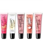 Victoria's Secret Lip Gloss Gift Set, Flavor Favorites, Flavored Lip Gloss Set for Women, Includes 5 assorted Lip Glosses