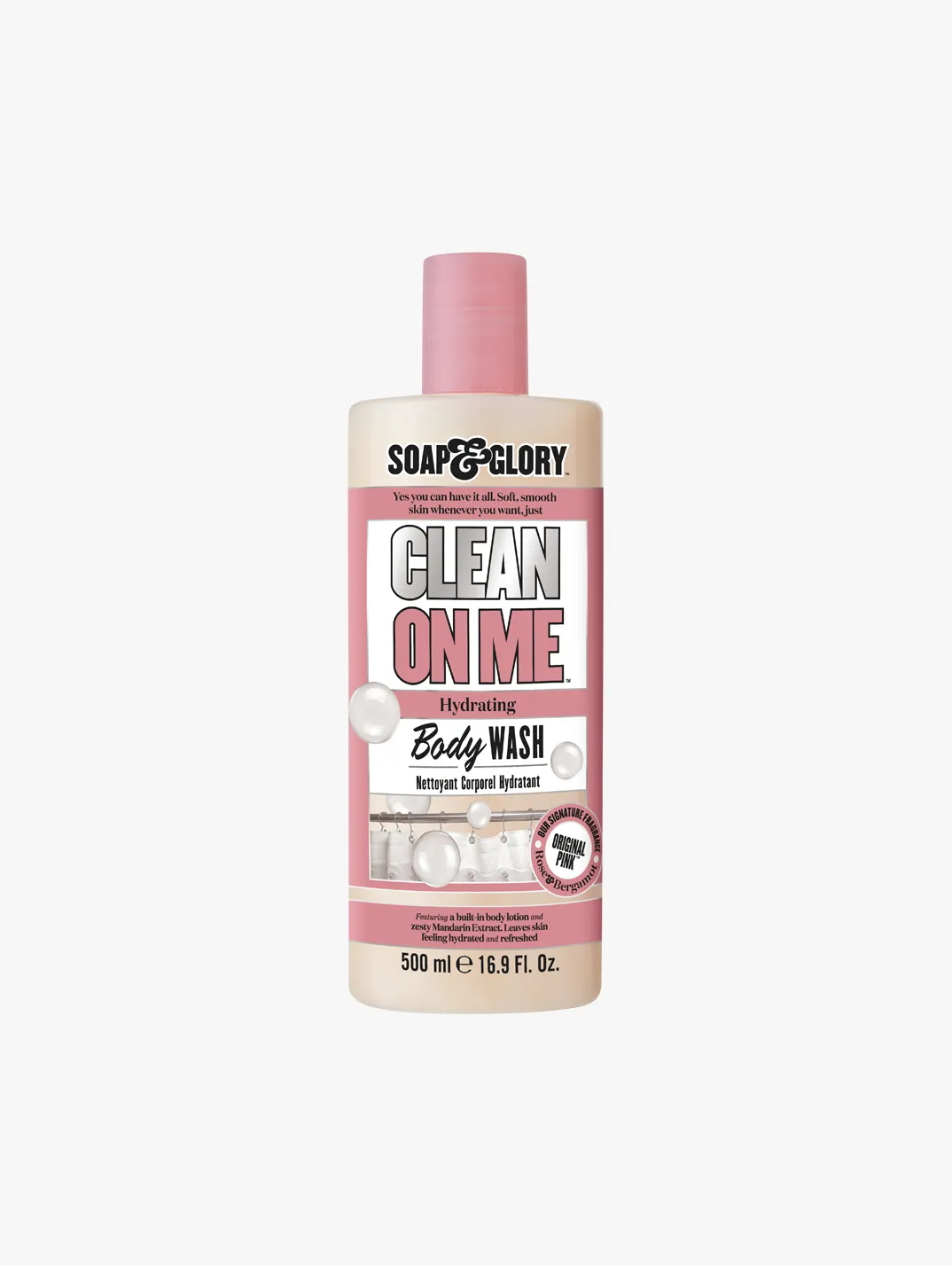I-052116-M1-Soap&Glory-CleanOnMeBodyWash SOAP AND GLORY CLEAN ON ME SHOWER GEL 500ML - Image 1