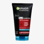 Garnier 3in1 Charcoal Face Cleanser 150ml