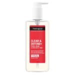 Neutrogena Clear & Defend+ Facial Wash with AHA /BHA /PHA